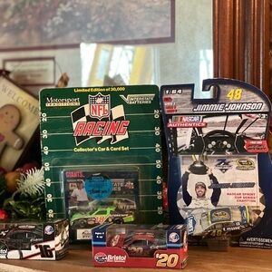 NASCAR & NFL Collector Cars